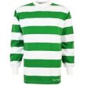 TOFFS Retro Football Shirt Emerald/White Hoop
