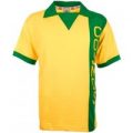 New York Cosmos Retro Yellow Short Sleeved Football Shirt