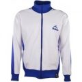 BUKTA Track Top White with Royal Panels/Cuffs/W’Band