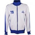 BUKTA Heritage Track Top White with Royal Panels/Cuffs/W’Ba