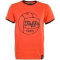 TOFFS Football T-Shirt – Orange/Black Ringer