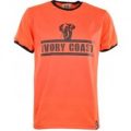 Ivory Coast T-Shirt – Orange/Black Ringer
