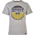 Los Angeles Aztecs Vintage Logo – Grey T-Shirt