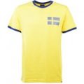 Sweden 12th ManT-Shirt – Yellow/Royal Ringer