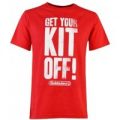 Subbuteo Get Your Kit Off T-Shirt – Red