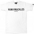 Rum Knuckles White T-Shirt London RK Print