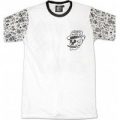 Rum Knuckles White T-Shirt Tattoo Sleeve Print