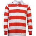 TOFFS Classic Retro Red/White Stripe Long Sleeve Shirt