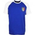 Italy Raglan Sleeve Royal/White T-Shirt