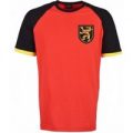 Belgium Raglan Red with Black/Yellow Sleeve T-Shirt