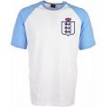 England White/Sky Raglan Sleeve T-Shirt