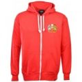 Manchester United Zipped Hoodie – Red