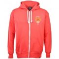 Manchester United 1970’s style Zipped Hoodie – Red