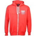 Southampton 1960’s style Zipped Hoodie – Red